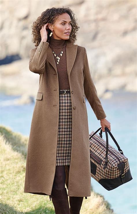 full length cashmere coat women.